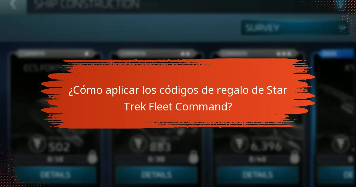 ¿Cómo aplicar los códigos de regalo de Star Trek Fleet Command?