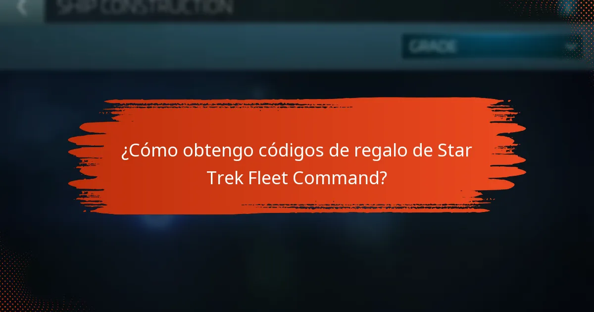 ¿Cómo canjeo los códigos de regalo de Star Trek Fleet Command?