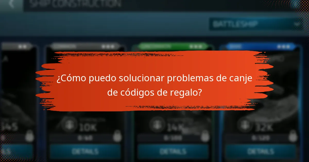 ¿Qué problemas comunes surgen al canjear códigos de regalo?