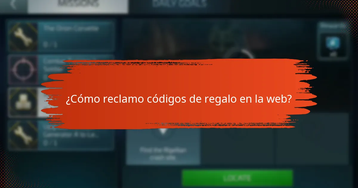 ¿Cómo reclamo códigos de regalo en móvil?